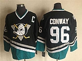 Anaheim Ducks #96 Conway Black Green CCM Throwback Stitched Jersey,baseball caps,new era cap wholesale,wholesale hats